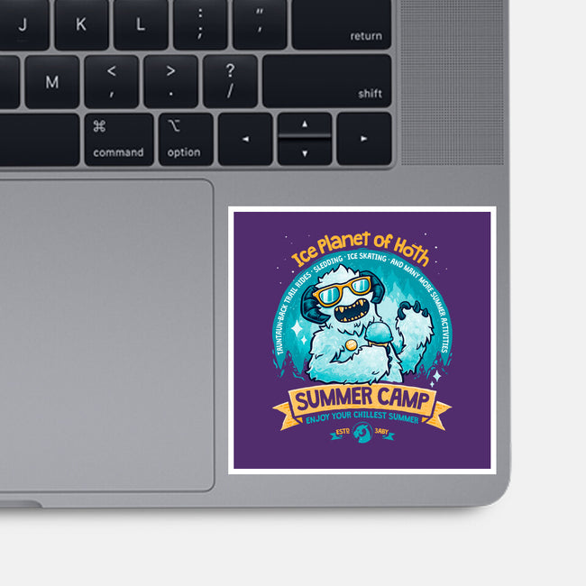 Chillest Summer Camp-None-Glossy-Sticker-teesgeex