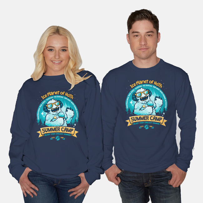 Chillest Summer Camp-Unisex-Crew Neck-Sweatshirt-teesgeex