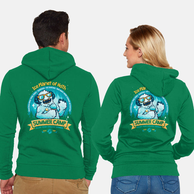 Chillest Summer Camp-Unisex-Zip-Up-Sweatshirt-teesgeex