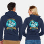 Chillest Summer Camp-Unisex-Zip-Up-Sweatshirt-teesgeex