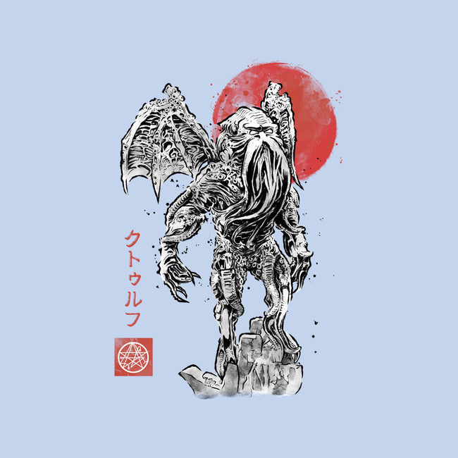 Cthulhu Sumi-E-None-Adjustable Tote-Bag-Astrobot Invention