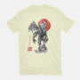 Cthulhu Sumi-E-Mens-Basic-Tee-Astrobot Invention