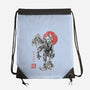 Cthulhu Sumi-E-None-Drawstring-Bag-Astrobot Invention