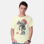Cthulhu Sumi-E-Mens-Basic-Tee-Astrobot Invention
