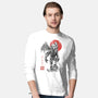 Cthulhu Sumi-E-Mens-Long Sleeved-Tee-Astrobot Invention