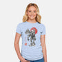 Cthulhu Sumi-E-Womens-Fitted-Tee-Astrobot Invention