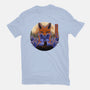 Mysterious Fox-Womens-Fitted-Tee-rmatix
