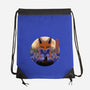 Mysterious Fox-None-Drawstring-Bag-rmatix