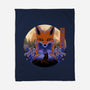 Mysterious Fox-None-Fleece-Blanket-rmatix