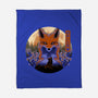 Mysterious Fox-None-Fleece-Blanket-rmatix