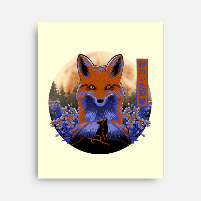 Mysterious Fox-None-Stretched-Canvas-rmatix