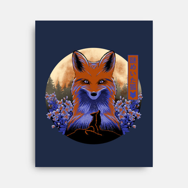 Mysterious Fox-None-Stretched-Canvas-rmatix