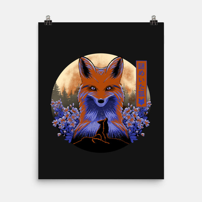 Mysterious Fox-None-Matte-Poster-rmatix