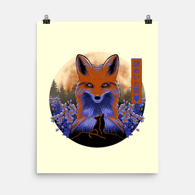Mysterious Fox-None-Matte-Poster-rmatix