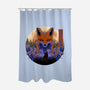 Mysterious Fox-None-Polyester-Shower Curtain-rmatix