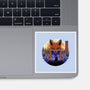 Mysterious Fox-None-Glossy-Sticker-rmatix