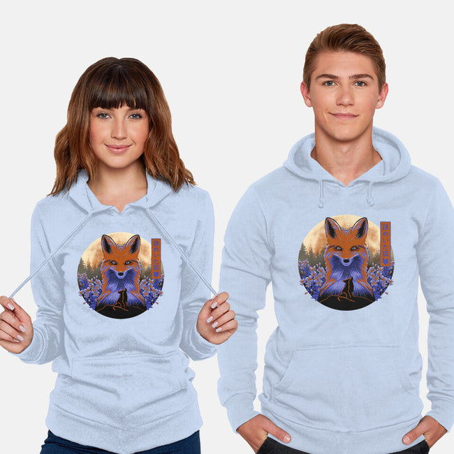 Mysterious Fox-Unisex-Pullover-Sweatshirt-rmatix