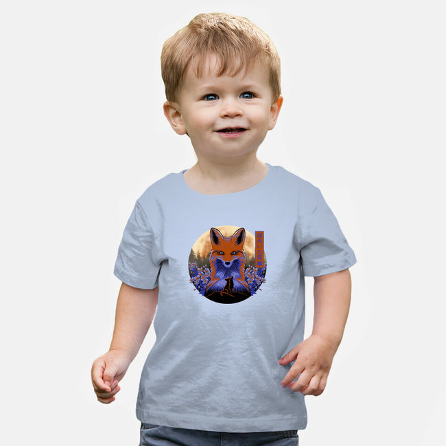 Mysterious Fox-Baby-Basic-Tee-rmatix