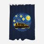 Starry Future-None-Polyester-Shower Curtain-rmatix