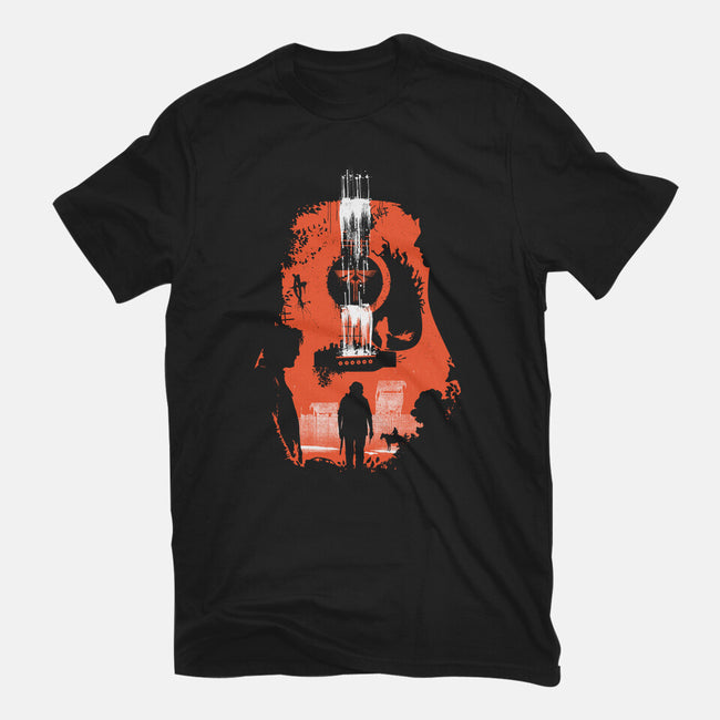 Take On Me TLOU-Womens-Basic-Tee-rocketman_art