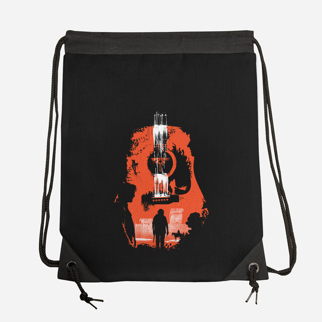 Take On Me TLOU-None-Drawstring-Bag-rocketman_art