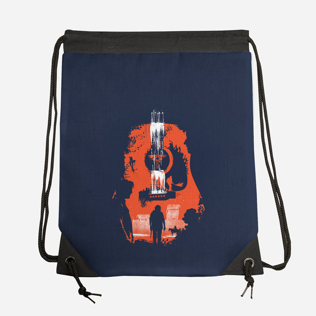 Take On Me TLOU-None-Drawstring-Bag-rocketman_art