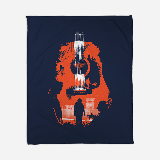 Take On Me TLOU-None-Fleece-Blanket-rocketman_art
