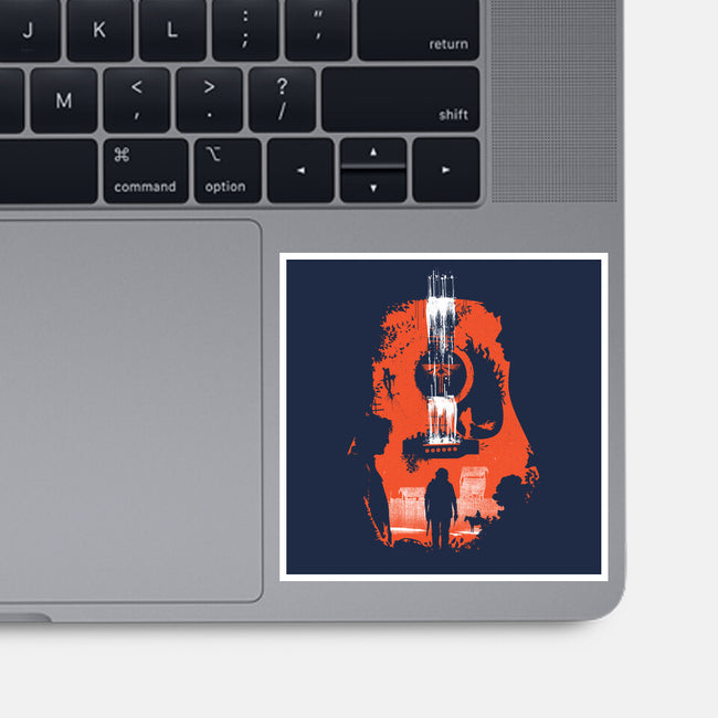 Take On Me TLOU-None-Glossy-Sticker-rocketman_art