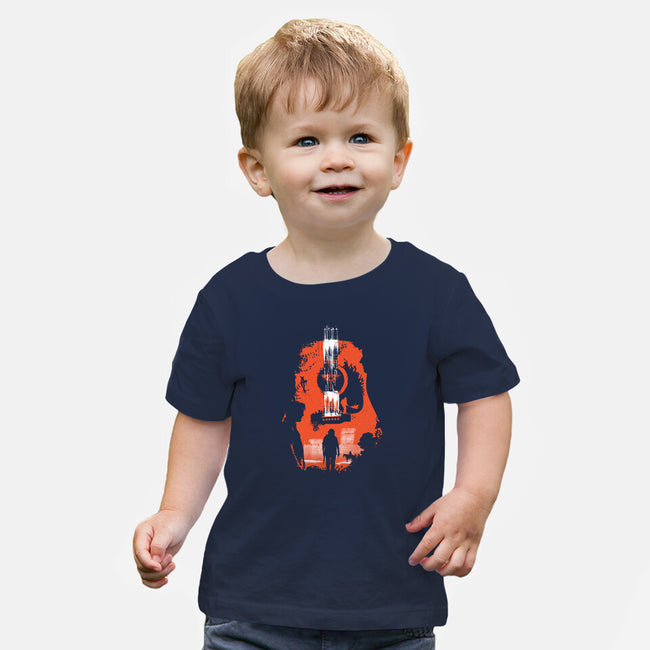 Take On Me TLOU-Baby-Basic-Tee-rocketman_art
