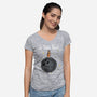 Le Petit Fred-Womens-V-Neck-Tee-Barbadifuoco