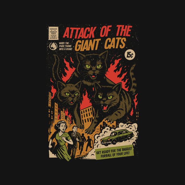 Attack Of The Giant Cats-Womens-V-Neck-Tee-Eoli Studio
