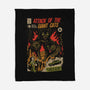 Attack Of The Giant Cats-None-Fleece-Blanket-Eoli Studio