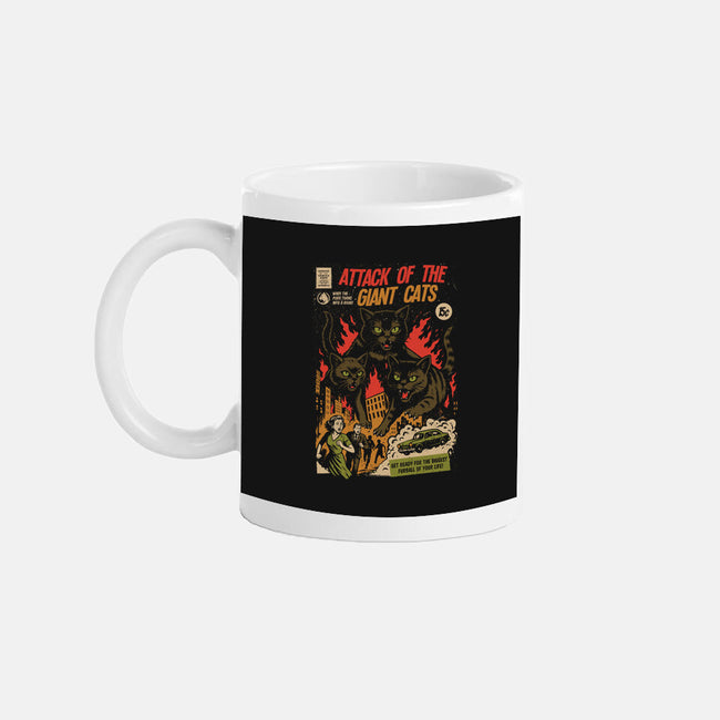 Attack Of The Giant Cats-None-Mug-Drinkware-Eoli Studio