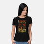 Attack Of The Giant Cats-Womens-Basic-Tee-Eoli Studio