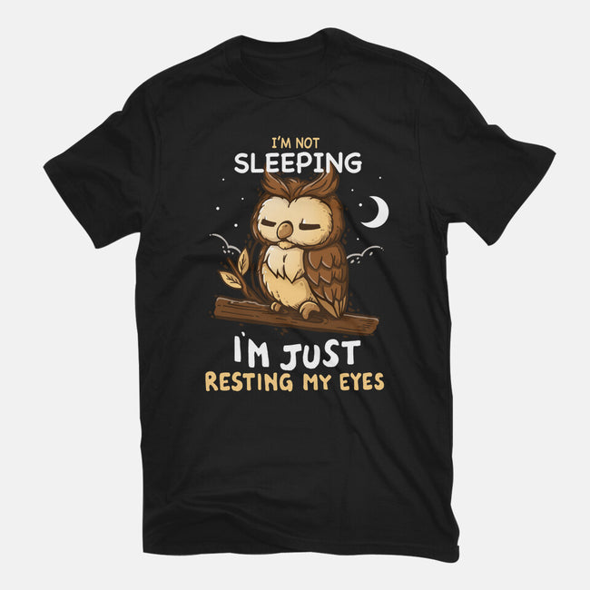 Just Resting My Eyes-Womens-Fitted-Tee-Vallina84