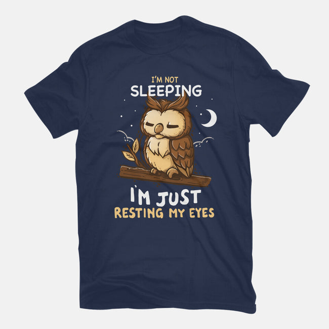 Just Resting My Eyes-Womens-Fitted-Tee-Vallina84