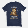 Just Resting My Eyes-Womens-Fitted-Tee-Vallina84