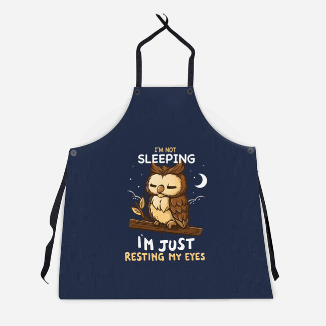 Just Resting My Eyes-Unisex-Kitchen-Apron-Vallina84