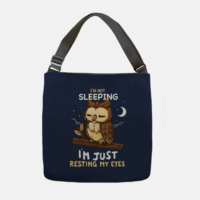 Just Resting My Eyes-None-Adjustable Tote-Bag-Vallina84