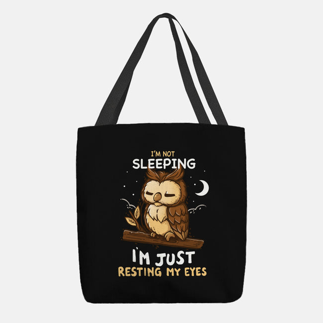 Just Resting My Eyes-None-Basic Tote-Bag-Vallina84