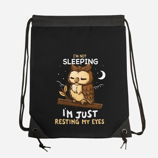 Just Resting My Eyes-None-Drawstring-Bag-Vallina84