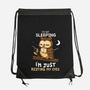 Just Resting My Eyes-None-Drawstring-Bag-Vallina84