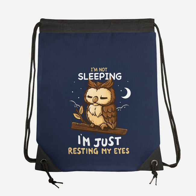 Just Resting My Eyes-None-Drawstring-Bag-Vallina84