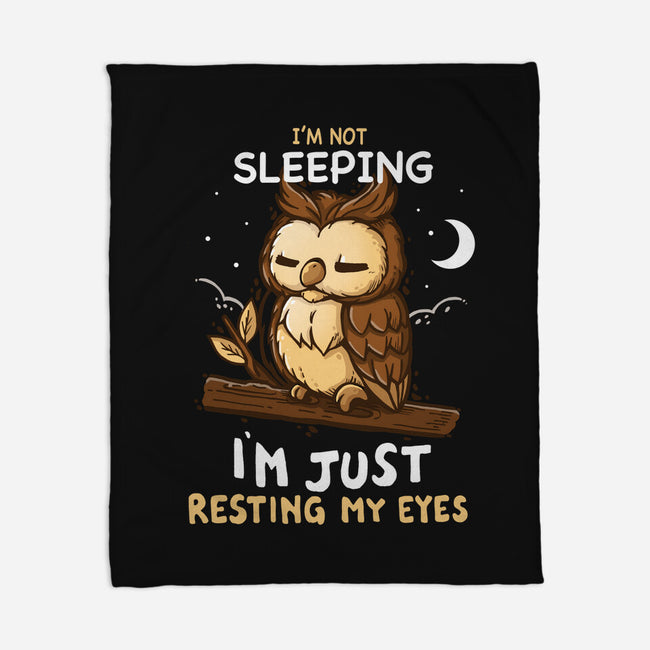 Just Resting My Eyes-None-Fleece-Blanket-Vallina84