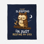 Just Resting My Eyes-None-Fleece-Blanket-Vallina84