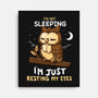 Just Resting My Eyes-None-Stretched-Canvas-Vallina84