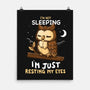 Just Resting My Eyes-None-Matte-Poster-Vallina84