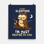Just Resting My Eyes-None-Matte-Poster-Vallina84