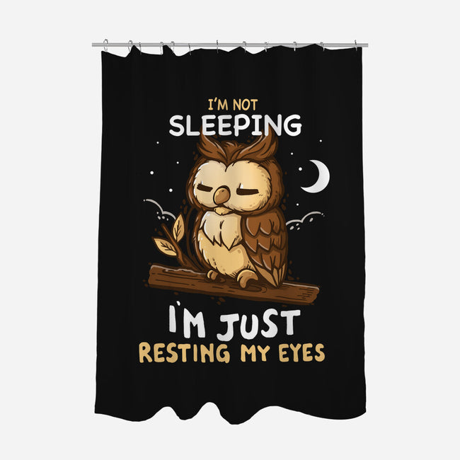 Just Resting My Eyes-None-Polyester-Shower Curtain-Vallina84