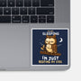 Just Resting My Eyes-None-Glossy-Sticker-Vallina84